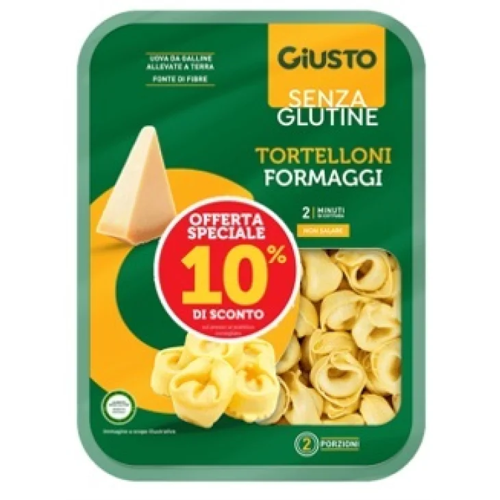 Giusto Senza Glutine Tortelloni ai Formaggi 250 g Taglio Prezzo