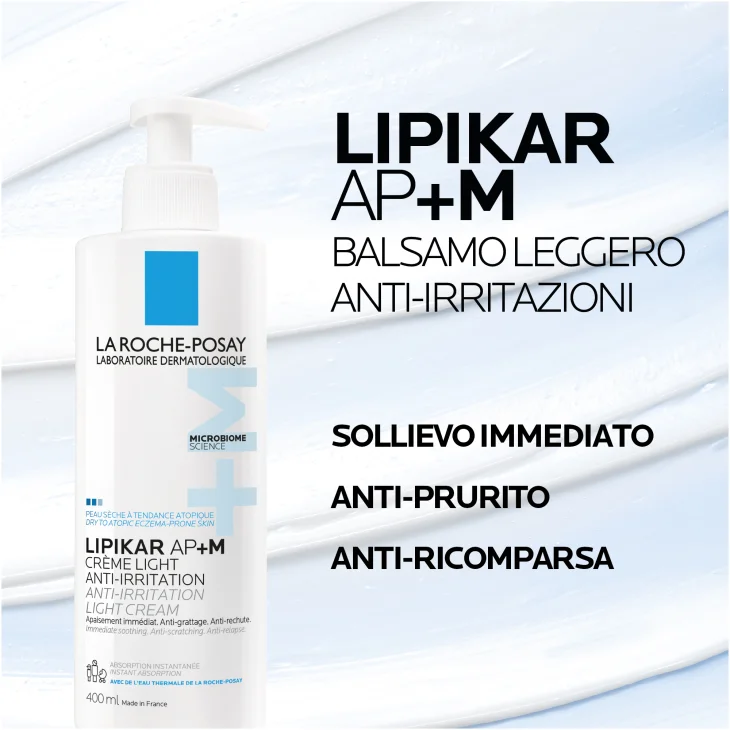 La Roche Posay Lipikar AP+M Balsamo Leggero Anti-irritazioni 400 ml