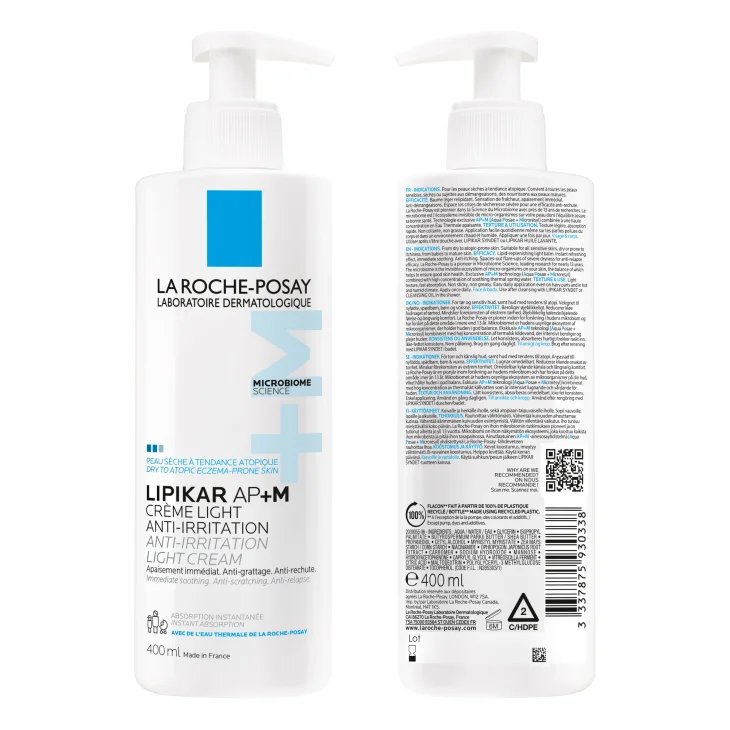 La Roche Posay Lipikar AP+M Balsamo Leggero Anti-irritazioni 400 ml