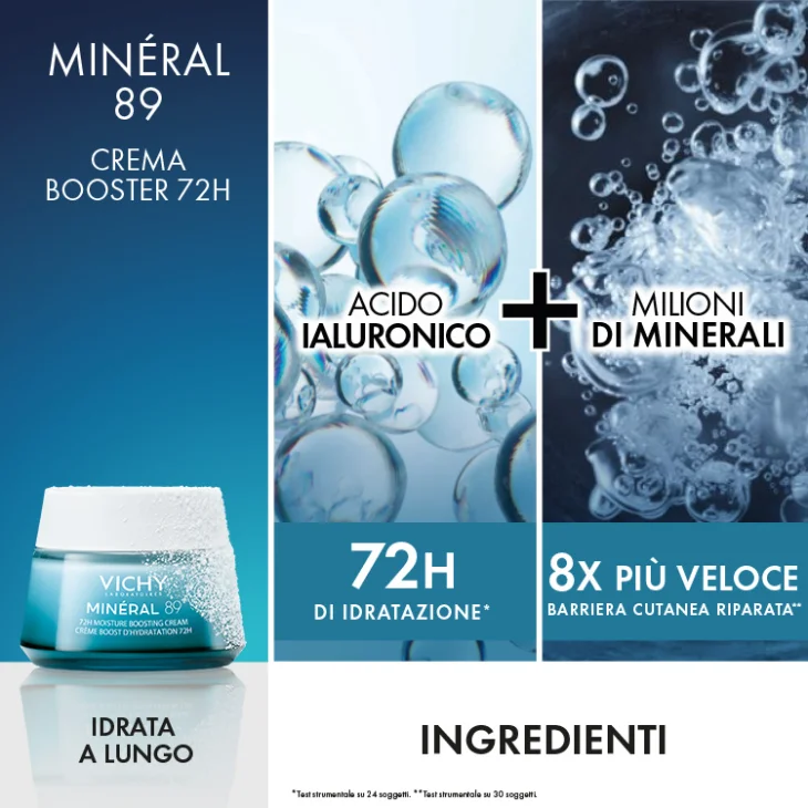 Vichy Cofanetto Regalo Boost Idratazione con Min&eacute;ral 89 Booster Siero 50ml + Min&eacute;ral 89 Crema 15ml