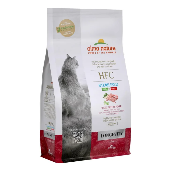 Almo Nature Crocchette Gatto Sterilizzato Maiale 300g Almo Nature Crocchette Gatto Sterilizzato Maiale 300g