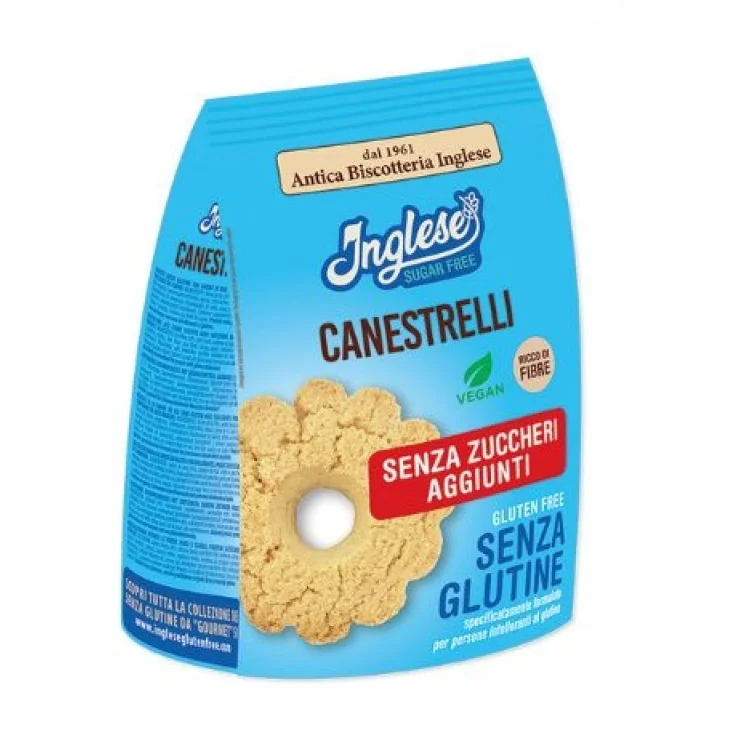 Inglese Biscotti Senza Zucchero Canestrelli  200 g