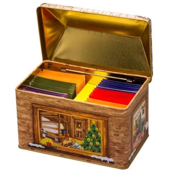 Viropa Tea Box Baita Natale Cofanetto Regalo 30 bustine assortite