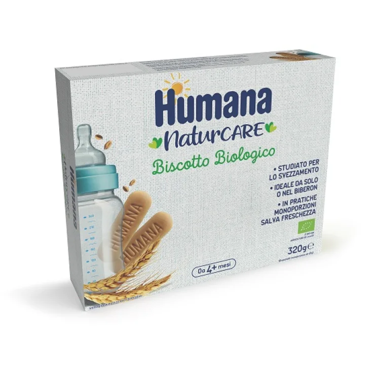 Humana NaturCare Biscotto Baby Bio dal 4 mesi di Età 320 g Humana NaturCare Biscotto Baby Bio dal 4 mesi di Età 320 g