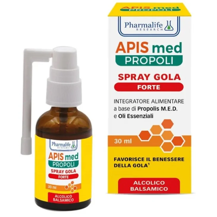 Pharmalife Research Apis Med Propoli Spray Gola Forte 30 ml Pharmalife Research Apis Med Propoli Spray Gola Forte 30 ml