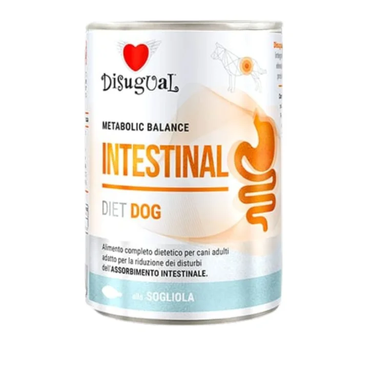 Disugual Intestinal Alimento per Cani Cibo Umido Gusto Sogliola 400g Disugual Intestinal Alimento per Cani Cibo Umido Gusto Sogliola 400g