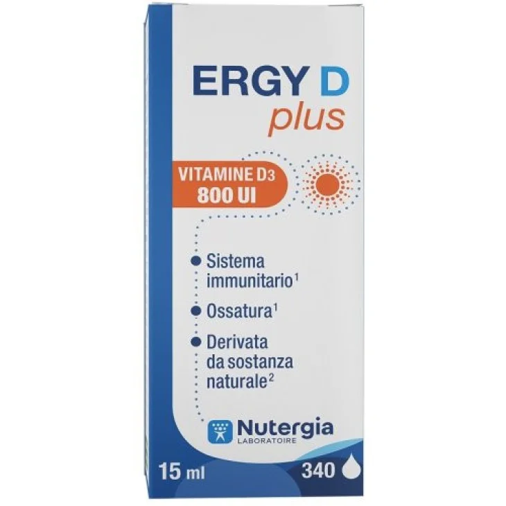 Laboratori Nutergia Ergy D Plus Integratore Vitamina D3 Per Ossa E Sistema Immunitario 15 Ml Laboratori Nutergia Ergy D Plus Integratore Vitamina D3 Per Ossa E Sistema Immunitario 15 Ml