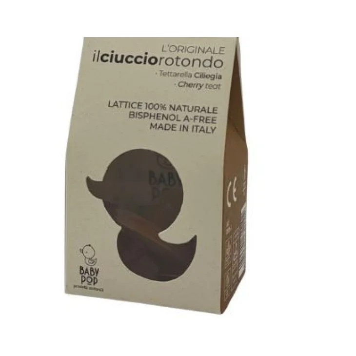 Tatatanatura il Ciuccio Rotondo a Ciliegia in Caucciù Size M 6-12 mesi 1 pezzo Tatatanatura il Ciuccio Rotondo a Ciliegia in Caucciù Size M 6-12 mesi 1 pezzo