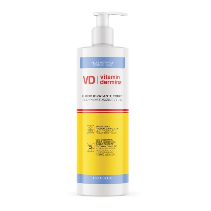 Vitamindermina Hyalo Fluido Idratante Corpo 400 ml Vitamindermina Hyalo Fluido Idratante Corpo 400 ml