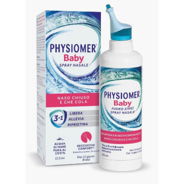 Perrigo Spray Nasale Physiomer Baby 115 ml Perrigo Spray Nasale Physiomer Baby 115 ml