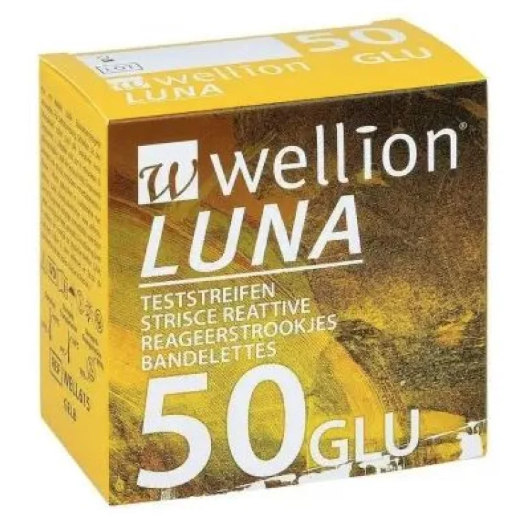 WELLION LUNA 50 STRIPS GLICEM WELLION LUNA 50 STRIPS GLICEM