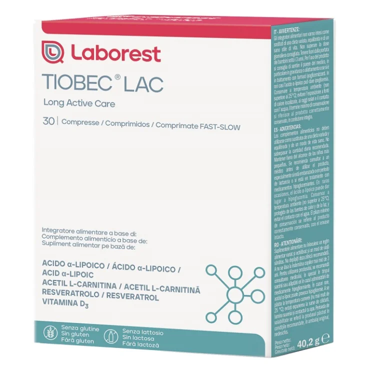 TIOBEC LAC 30CPR TIOBEC LAC 30CPR