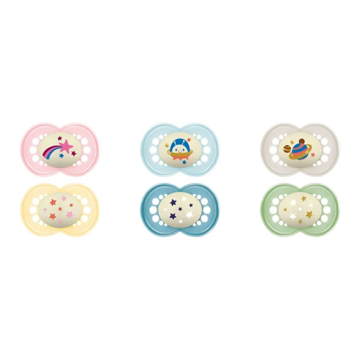 MAM SUCCHIETTO ORIGINAL NIGHT 16+ MESI SILICONE 2 PEZZI