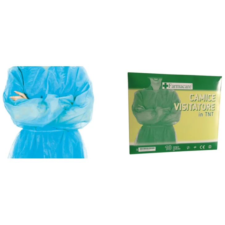 CAMICE VISITATORE TNT 10PZ CAMICE VISITATORE TNT 10PZ