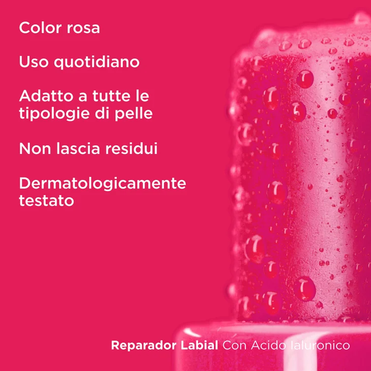 Isdin Reparador Labial Pink Stick labbra colorato con acido ialuronico che fornisce fino a 24 ore di idratazione intensa Colore Rosa 4 grammi Isdin Reparador Labial Pink Stick labbra colorato con acido ialuronico che fornisce fino a 24 ore di idratazione intensa Colore Rosa 4 grammi