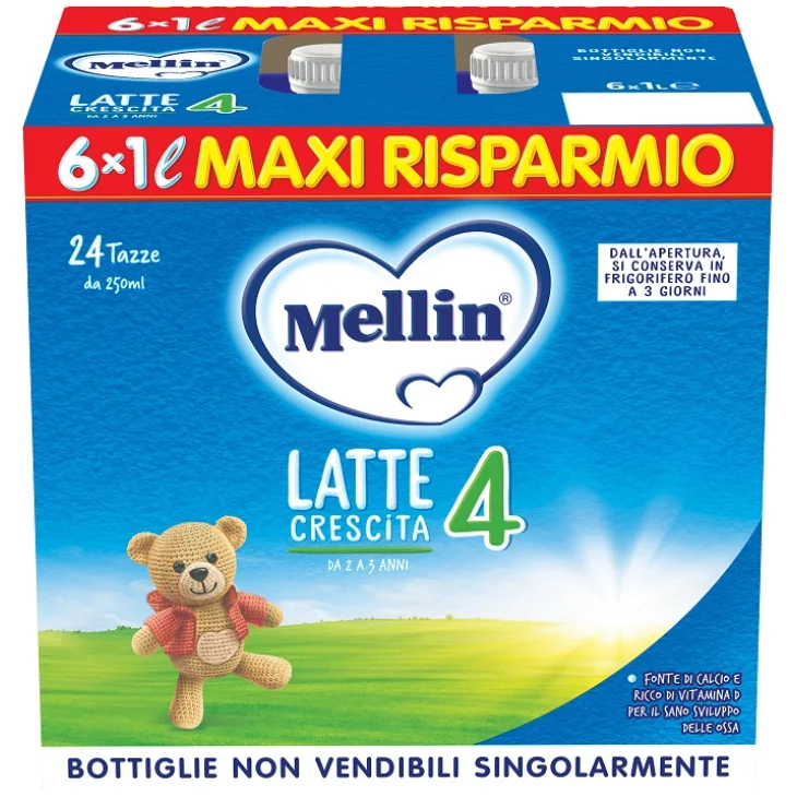 MELLIN 4 LATTE 6X1000ML MELLIN 4 LATTE 6X1000ML