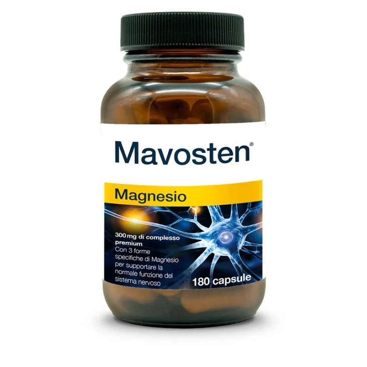 Mavosten Integratore di Magnesio Per il Benessere dell'Organismo 180 capsule Mavosten Integratore di Magnesio Per il Benessere dell'Organismo 180 capsule