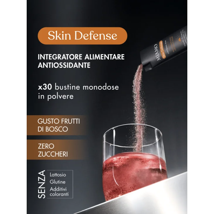 Miamo Skin Defense Integratore Fotoprotettivo per la Pelle Gusto Frutti di Bosco 30 stick Miamo Skin Defense Integratore Fotoprotettivo per la Pelle Gusto Frutti di Bosco 30 stick