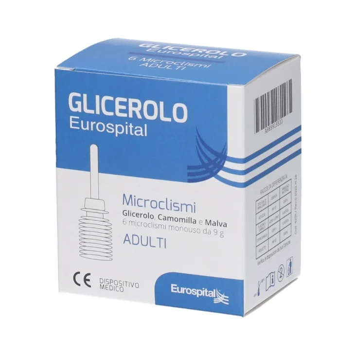 Eurospital Glicerolo Microclismi Adulti 6 Pezzi Eurospital Glicerolo Microclismi Adulti 6 Pezzi