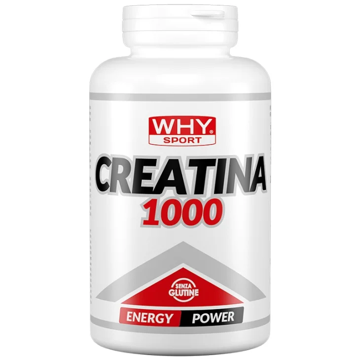 Why Sport Creatina 1000 Integratore Alimentare di Creatina 240 Compresse