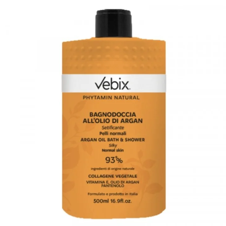 Vebix Phytamin Bagnodoccia all'Olio di Argan per Pelle Normale 500 ml Vebix Phytamin Bagnodoccia all'Olio di Argan per Pelle Normale 500 ml