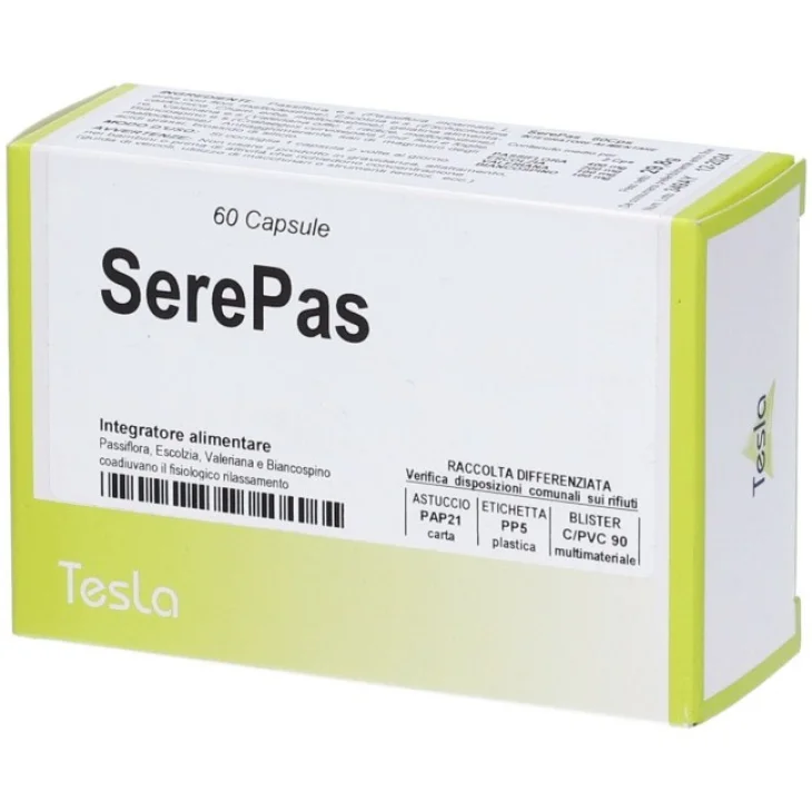 Tesla Serepas Integratore Stress E Insonnia 60 Capsule Tesla Serepas Integratore Stress E Insonnia 60 Capsule