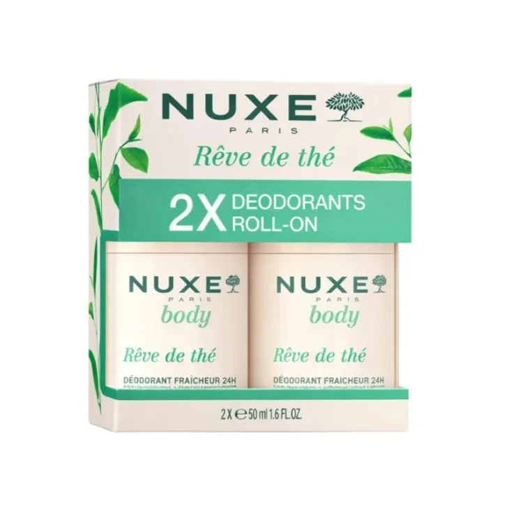Nuxe Body R&ecirc;ve de Th&eacute; Duo Deodorante Roll On Protezione 24 Ore 2 da 50 ml