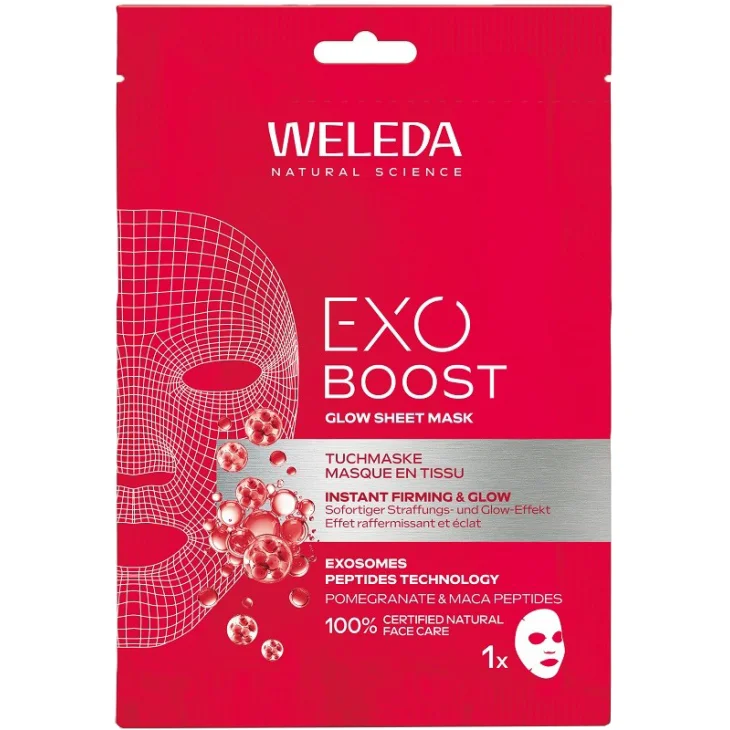 Weleda Exo Boost Maschera Rassodante e Illuminante 1 Maschera Monouso
