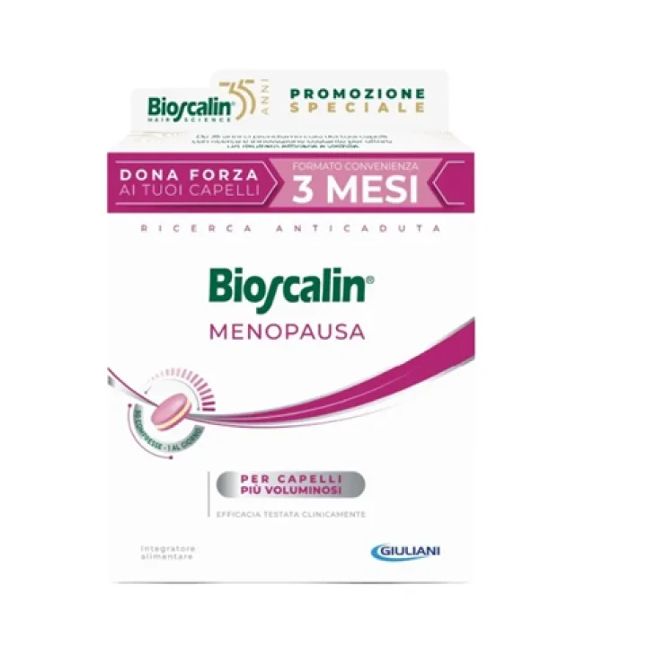 Bioscalin Menopausa Integratore Alimentare per Capelli Voluminosi 90 compresse  Special Promo