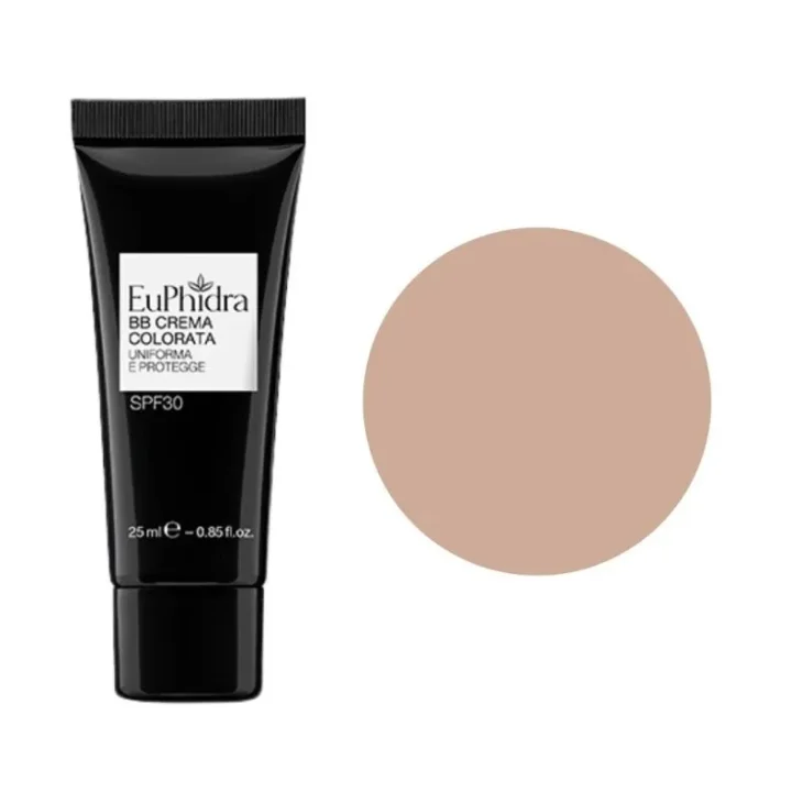 Euphidra BB Crema Colorata Uniformante SPF30 Viso Colore Miele Chiaro 25 ml
