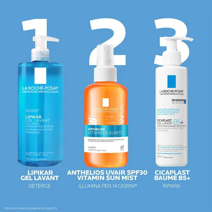 La Roche Posay Anthelios Vitamin Sun Mist Protezione Solare Viso e Corpo SPF30 Invisibile e Resistente all'acqua Anti-ossidante 200ml