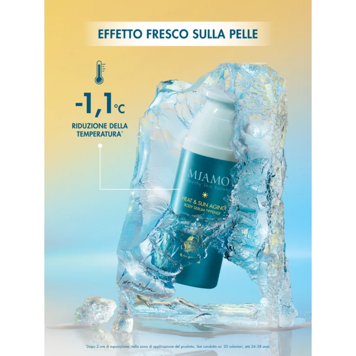 Miamo Heat & Sun Aging Body Serum Defence Siero Solare Corpo Rinfrescante Lenitivo Idratante 100 ml