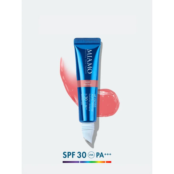 Miamo Lip Gloss Idratante con Protezione SPF30+ Colore Nude 15 ml