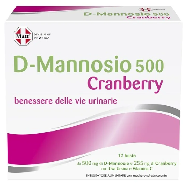 MATT PHARMA D-Mannosio 12Bust. MATT PHARMA D-Mannosio 12Bust.