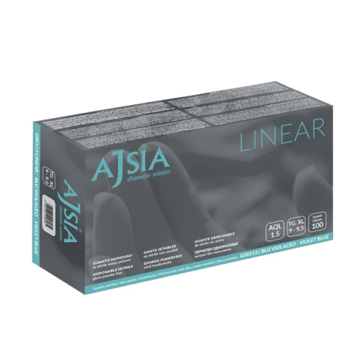 AJSIA Guanti NITRILE XL 100pz AJSIA Guanti NITRILE XL 100pz