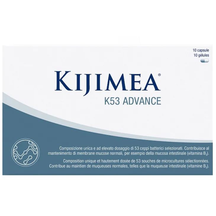 Kijimea K53 Advance Integratore Alimentare con 53 Ceppi Batterici 10 Capsule