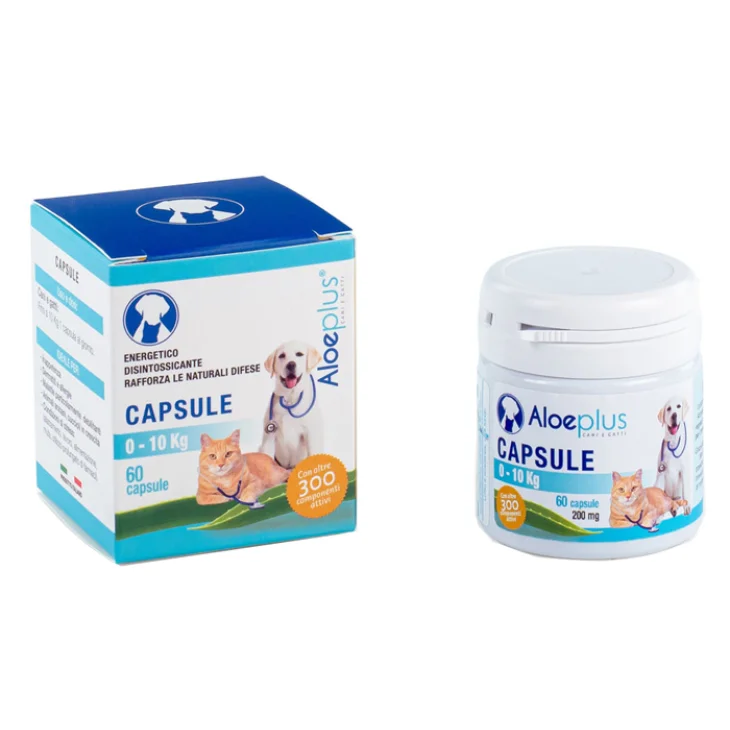 ALOEPLUS Cps Cani/Gatti 0-10Kg