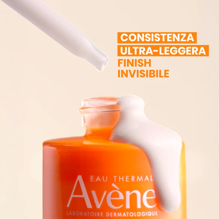 Eau Thermale Av&egrave;ne Ultra Siero SPF50+, Rimpolpa Immediatamente, Protezione solare viso molto alta, con Acido Ialuronico e Niacinamide, 30ml