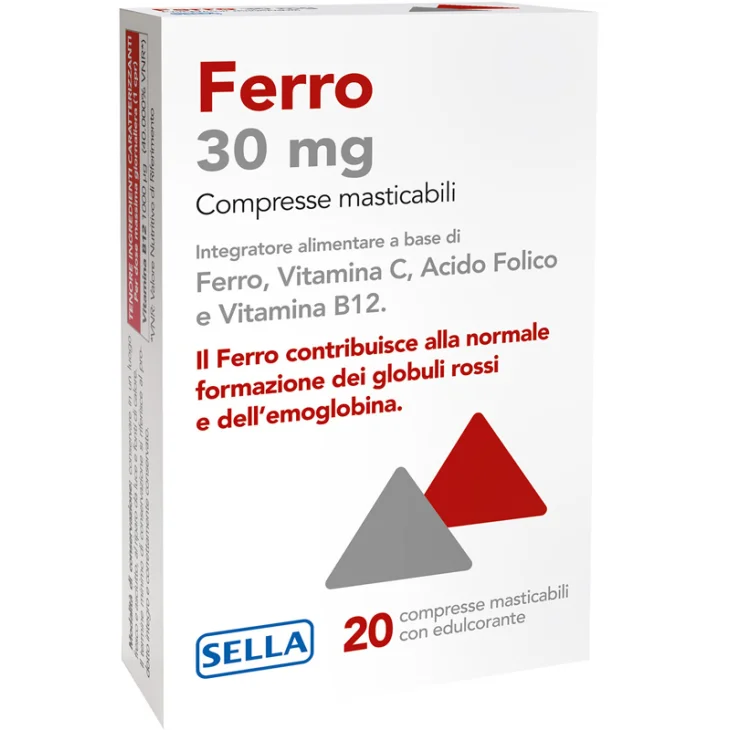 FERRO 30mg 20 Cpr SELLA FERRO 30mg 20 Cpr SELLA