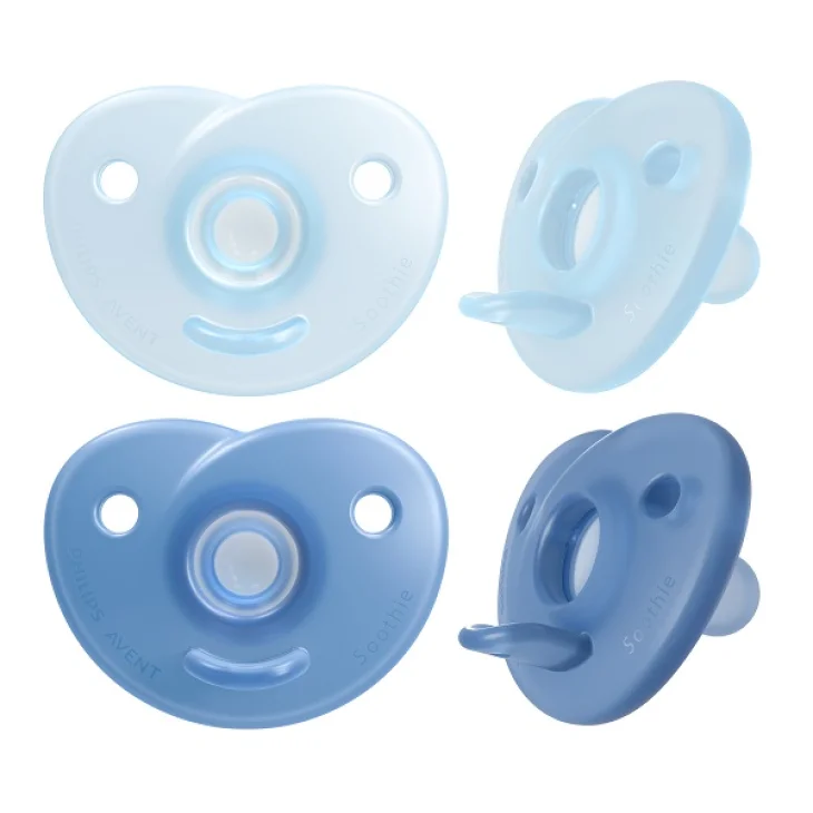 Avent Succhietti Soothie Heart Comfort Neonato 0-6 mesi Azzurri e Blu 2 pezzi Avent Succhietti Soothie Heart Comfort Neonato 0-6 mesi Azzurri e Blu 2 pezzi