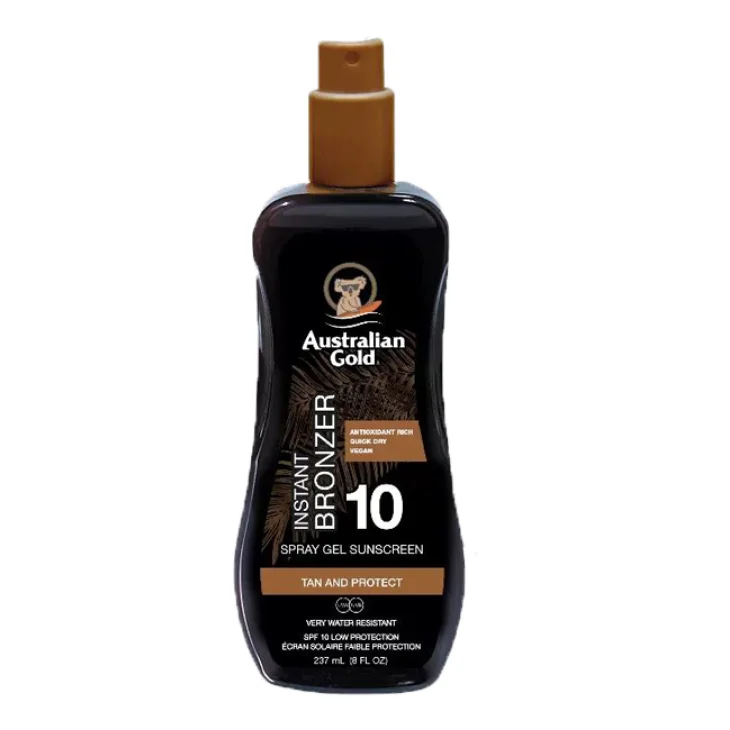 Australian Gold Gel Spray SPF10 Con Effetti Bronzer 237 ml