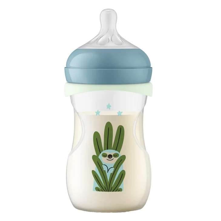 Philips Avent Biberon Natural Response Night 3,0 Bradipo per Alimentazione Naturale 260 ml Philips Avent Biberon Natural Response Night 3,0 Bradipo per Alimentazione Naturale 260 ml