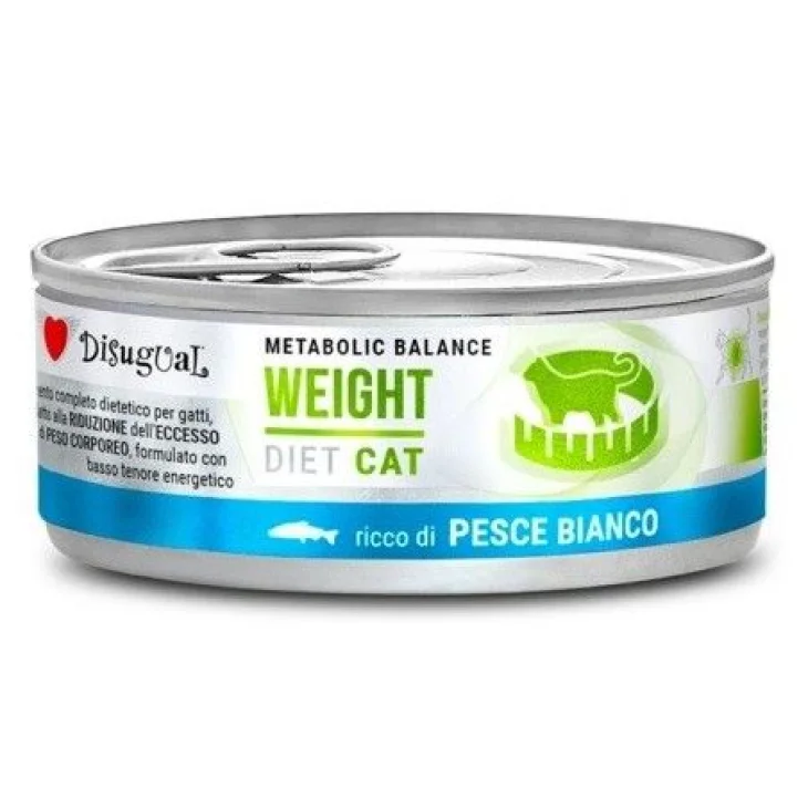 Disugual Cat Metabolic Balance Weight Alimento per Gatti Adulti Gusto Sogliola 85 g Disugual Cat Metabolic Balance Weight Alimento per Gatti Adulti Gusto Sogliola 85 g