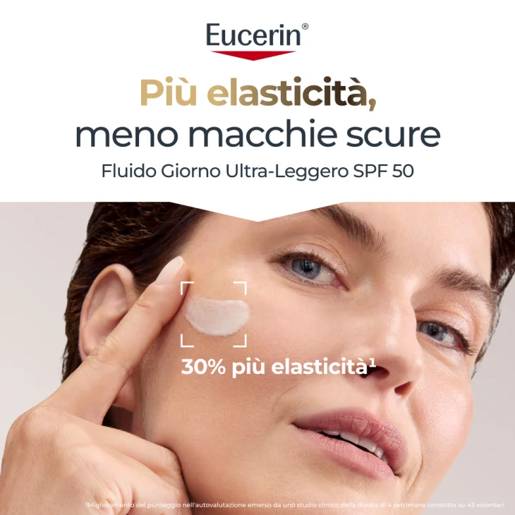 Eucerin Hyaluron Filler + Elasticity Fluido Giorno SPF 50 Idratante Elasticizzante Viso 50 ml