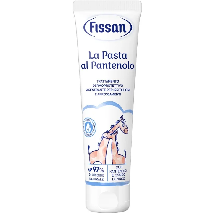 Fissan La Pasta al Pantenolo Crema Lenitiva Rossori per Bambini e Neonati 100 g Nuova Formula Fissan La Pasta al Pantenolo Crema Lenitiva Rossori per Bambini e Neonati 100 g Nuova Formula