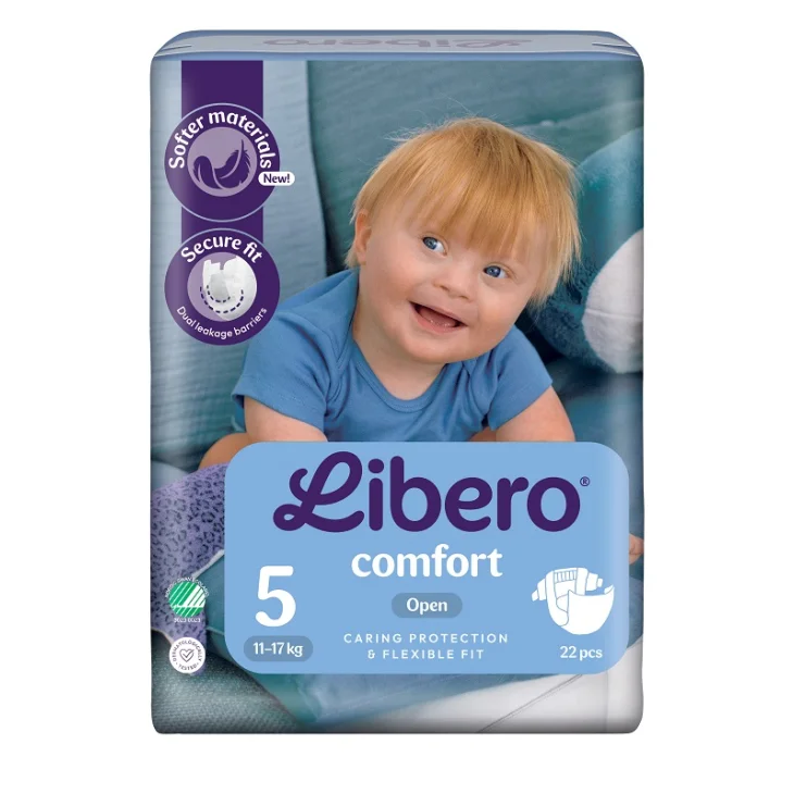 Libero Comfort Pannolini a Mutandina per Bambini Taglia 5 (11-17 kg) confezione da 22 pezzi Libero Comfort Pannolini a Mutandina per Bambini Taglia 5 (11-17 kg) confezione da 22 pezzi