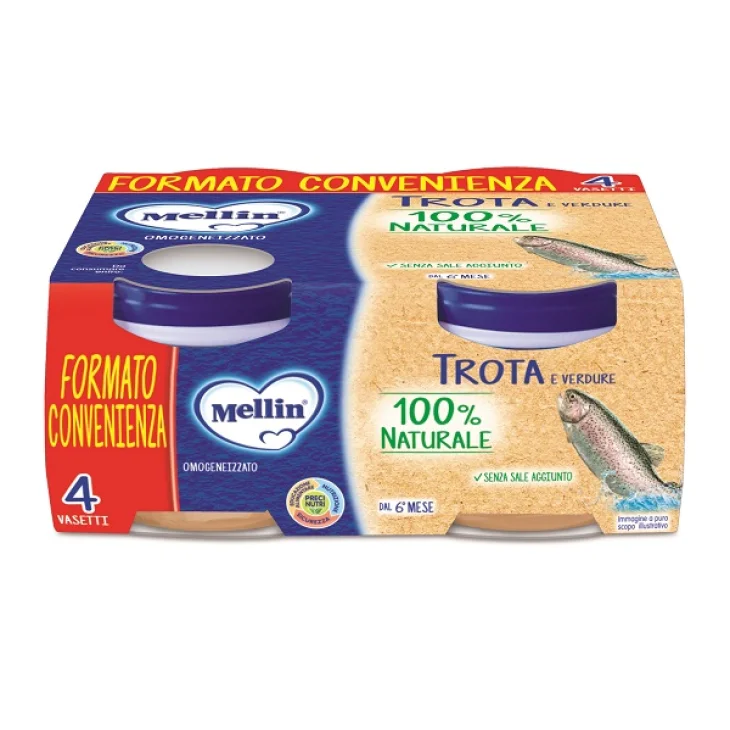 OMO MELLIN Trota/Verd.4x80g