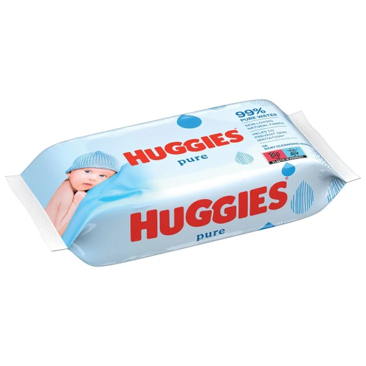Huggies Salviette Pure Singola 56 Salviette Huggies Salviette Pure Singola 56 Salviette
