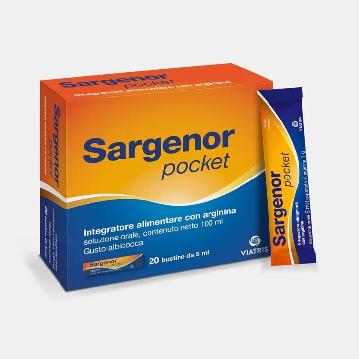 Sargenor Pocket Integratore Contro Stanchezza e Affaticamento 20 bustine monodose da 5ml
