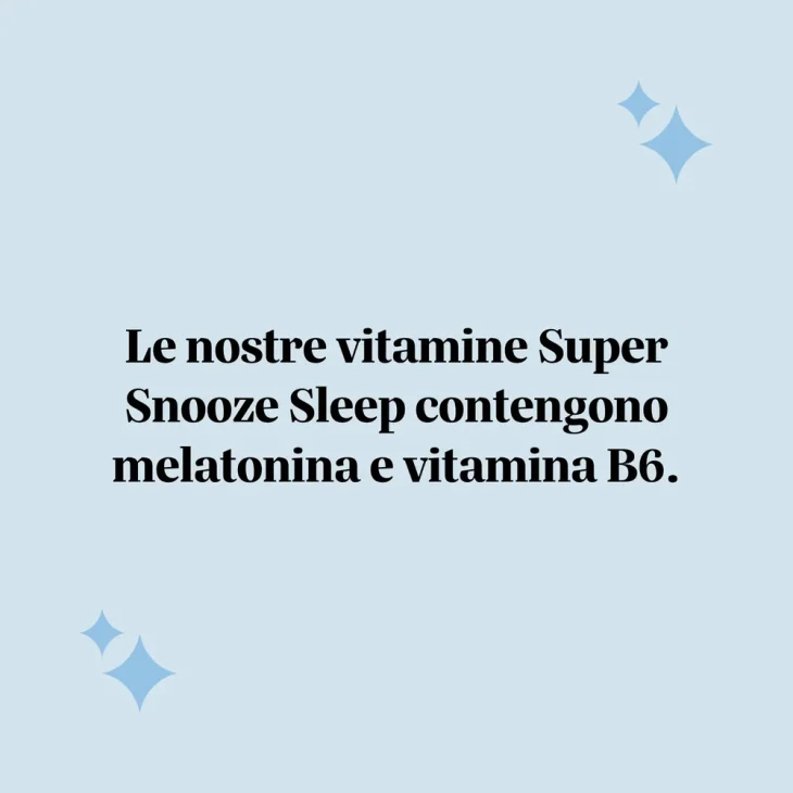 Super Snooze Sleep Vitamin con Melatonina Integratore per il buon riposo 60 orsetti gommosi